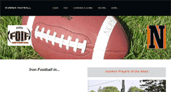 Desktop Screenshot of ironmenfootball.com