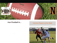 Tablet Screenshot of ironmenfootball.com